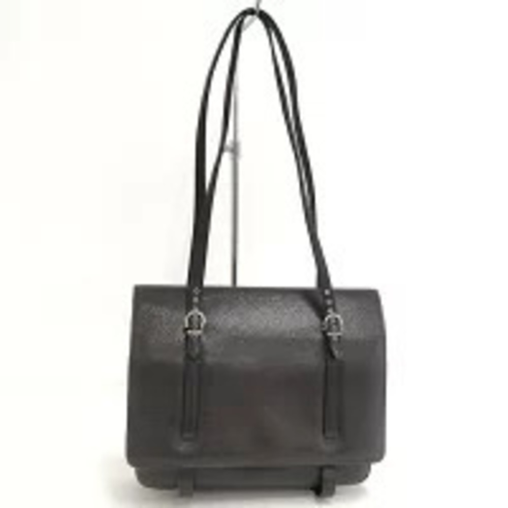 Salvatore Ferragamo Shoulder Bag Leather Black